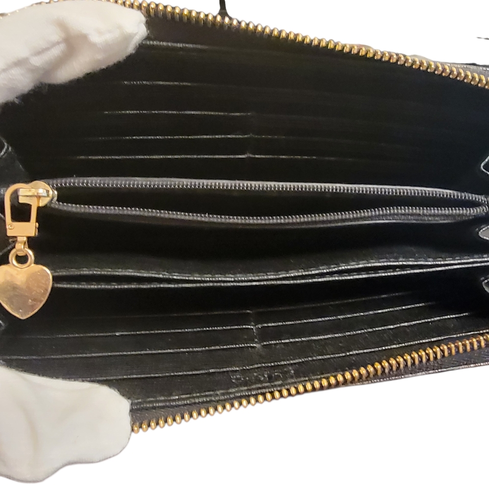 Furla Black Saffiano Zip Around Wallet - Picture 5 of 5